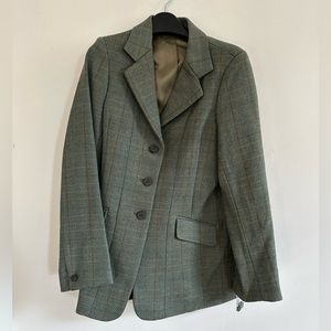 Shires Equestrian - Ladies Huntingdon Jacket - Green / Herringbone